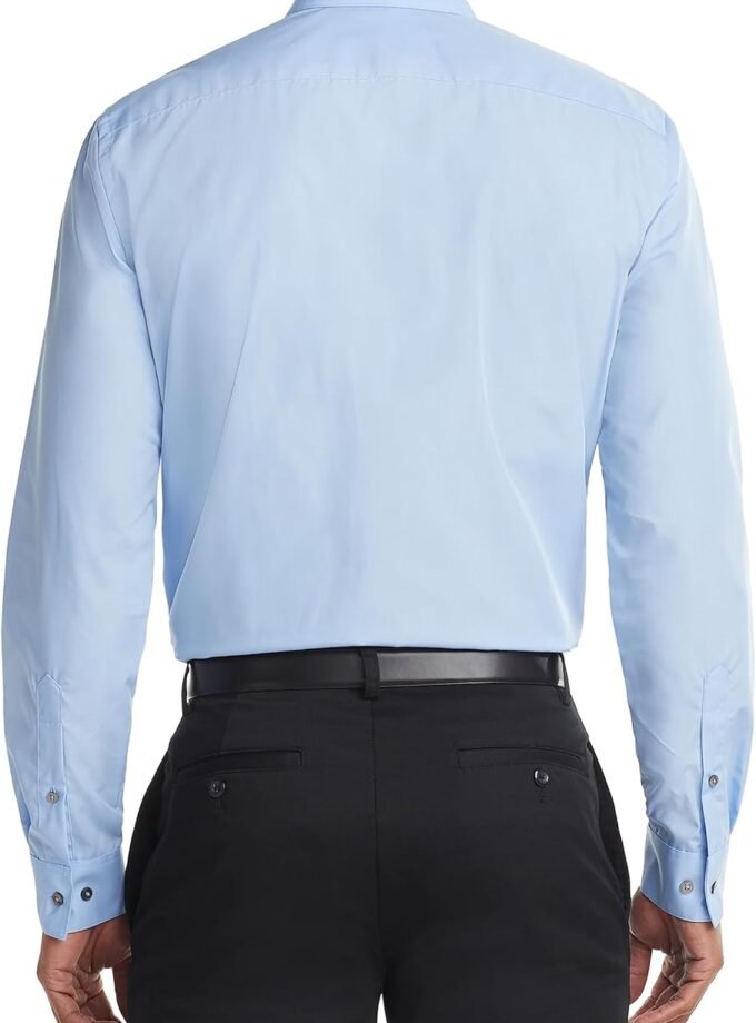 Men's Dress Shirt Regular Fit Poplin Solid