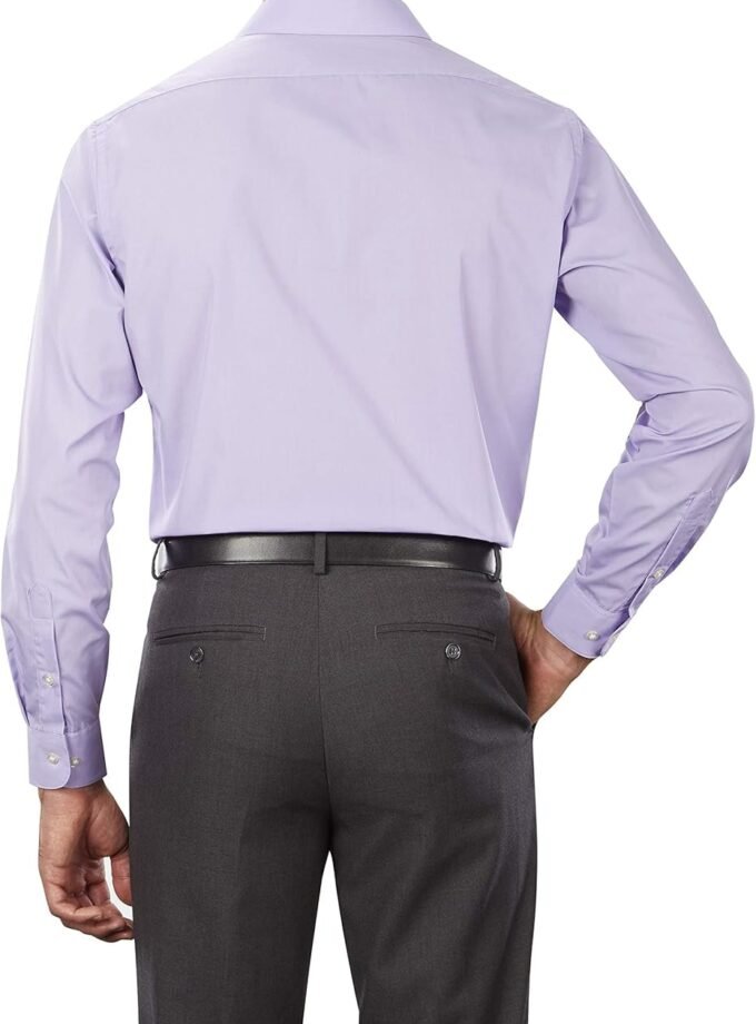 Men's Dress Shirt Regular Fit Poplin Solid