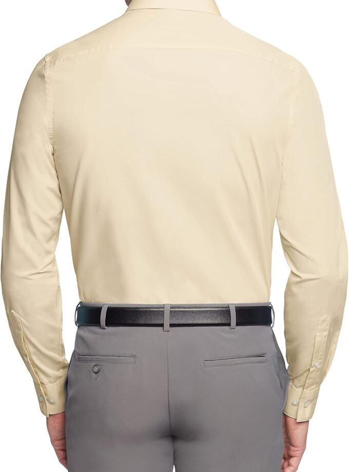 Men's Dress Shirt Regular Fit Poplin Solid