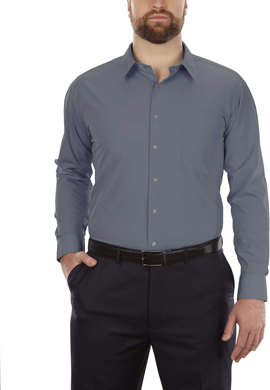 Men's Dress Shirts Poplin (Big and Tall)