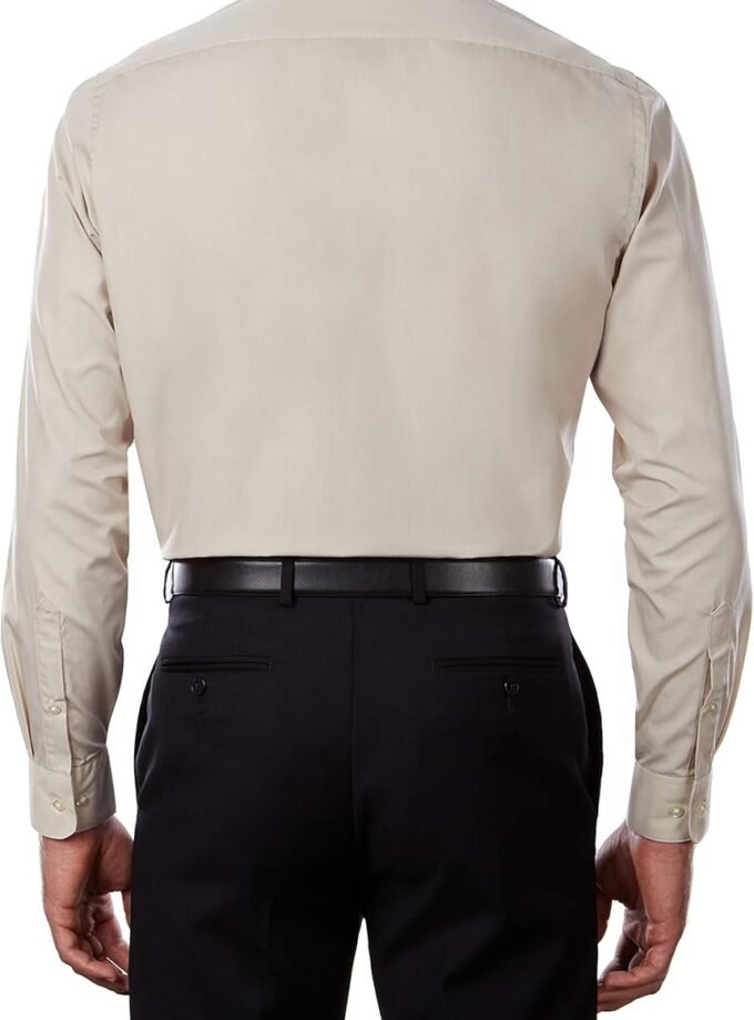 Men's Dress Shirt Regular Fit Poplin Solid